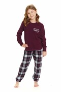 Piżama dziecięca Toget bordowa 122/128 DN Nightwear