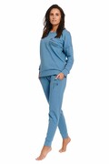 Damski komplet Leona niebieski S DN Nightwear