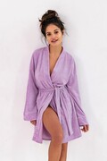 Szlafrok frotte linda jasny fiolet L/XL Sensis