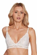 Biustonosz bralette Tallyah, biały M Esotiq
