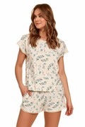 Piżama damska Cassandra jasno żółta S DN Nightwear