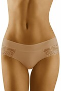 Figi damskie z koronką Cara beżowe L Wolbar