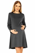 Sukienka ciążowa Nathy szara L/XL PeeKaBoo
