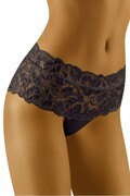 Koronkowe figi Nova czarne S Wolbar
