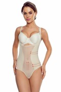 Modelujące body pod biust Viliama beżowe XL Eldar