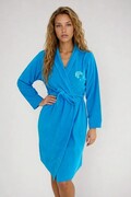 Damski szlafrok frotte Hannah turkusowy 3XL Dorota