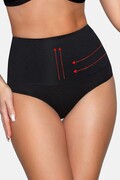 Wyszczuplające wysokie figi 073 czarne 4XL Babell