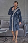Męski szlafrok Active grafit L L&L