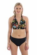 Kostium kąpielowy Galapagos w kwiaty dla większych piersi XL Lorin