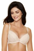 Biustonosz push-up Cairo beżowy 75B Gorteks
