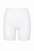 Bawełniane figi maxi bermudy 22042 białe 5XL Moraj