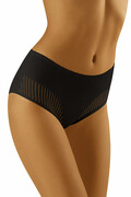 Figi damskie z podwyższonym stanem ECO-QI czarne XXL Wolbar