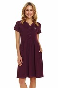 Damska koszula nocna Czterolist w kolorze bordowym XXL DN Nightwear