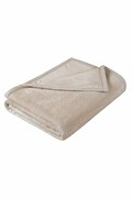Beżowy mikro koc 100x150 Brotex