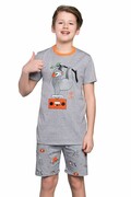 Piżama chłopięca Bafi szara 134/140 Italian Fashion