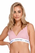 Biustonosz damski Rosie, różowy S DN Nightwear
