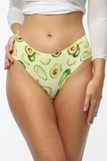 Klasyczne majtki Avocado simple classic żółte L Julimex