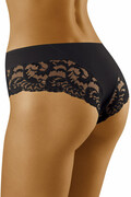 Majtki damskie z koronką Cara czarne XL Wolbar