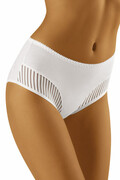 Figi damskie z podwyższonym stanem ECO-QI białe XXL Wolbar