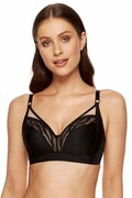 Biustonosz typu bralette Serena czarny 70D Gorteks