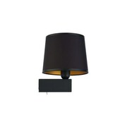 Kinkiet czarno-złoty CHILLIN I 8197 Nowodvorski Lighting