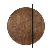 Kinkiet SUNSET LED 3000K D 11432 Nowodvorski eleganckie oświetlenie ścienne w kolorze ciemnego drewna do salonu