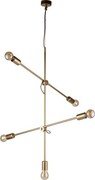 LAMPA WISZACA STICKS GOLD 9076 Nowodvorski
