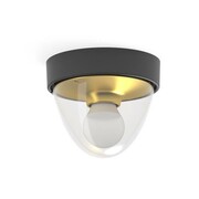 Lampa natynkowa zewnętrzna IP44 NOOK BLACK/GOLD 7976 Nowodvorski Lighting