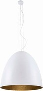 LAMPA WISZĄCA EGG L BIAŁO-ZŁOTY 9023 Nowodvorski