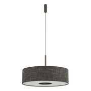 Wisząca lampa AMARELA L 11660 Nowodvorski czarny melanż nowoczesny styl regulowana wysokość do salonu gwint E27