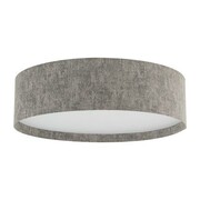 Plafon sufitowy LAGO M 11680 Nowodvorski szary z tkaniny, 4 źródła światła E27, 65 cm elegancka lampa do salonu i jadalni