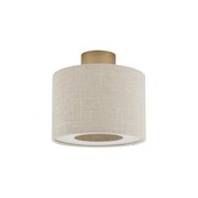 Lampa sufitowa SANTANA S 11650 Nowodvorski kremowa z tkaniny – plafon E27 w stylu modern classic