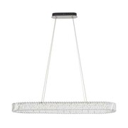 Żyrandol LUXORA LED 11707 Nowodvorski kryształowy żyrandol w stylu nowoczesnym, owalny, 40W, 3000K