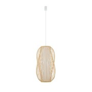 Lampa wisząca PUKET L z kloszem w kolorze naturalnego drewna 11162 Nowodvorski