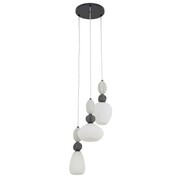 Lampa wisząca CORALS szklano-ceramiczne klosze gwint 3xE27 do salonu 11975 Nowodvorski