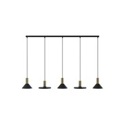 Lampa wisząca HERMANOS V BLACK/SOLID BRASS 8032 Nowodvorski Lighting