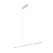 Wisząca lampa liniowa biała BAR LED M 32W barwa ciepła do nowoczesnej kuchni 11581 Nowodvorski