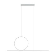 Smukła lampa wisząca LINEO LED 11885 Nowodvorski 39W 3000K elegancka listwa świetlna do jadalni i kuchni