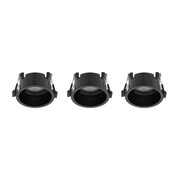 Oczko podtynkowe GU10 CUP 3 PC SET Czarny - 3 szt. 10794 Nowodvorski Lighting