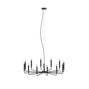 Żyrandol wiszący ORTO czarny Ø103 do klasycznego salonu 12xE14 11464 Nowodvorski