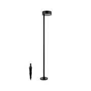 Lampa stojąco wbijana do ogrodu czarna RUBY LED 7W barwa ciepła 11542 Nowodvorski