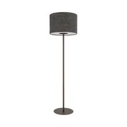 Lampa podłogowa AMARELA 11663 Nowodvorski elegancka lampa stojąca w kolorze czarnego melanżu do sypialni, gwint E27