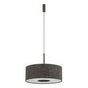 Elegancka lampa wisząca AMARELA M 11659 Nowodvorski czarny melanż styl modern classic, gwint E27 do jadalni nad stół