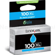 Tusz Lexmark 100XL oryginalny cyan