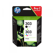 Zestaw tuszy HP 303 CMY+BK HP Envy Photo 6200/7100/7800 | 165CMY-200BKstr hp