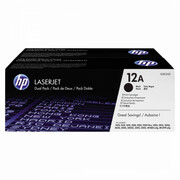 Zestaw dwóch tonerów HP 12A do LaserJet 1010/1012/1015 | 2 x 2 000 str. | black Hewlett Packard