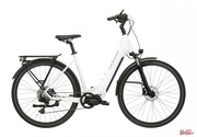 Rower Elektryczny Trekkingowy Kross Trans Hybrid LS 5.0 630 Uni Biały Szary Kross
