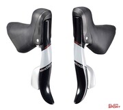 Klamkomanetki Microshift Centos, Para, 11.rzędowe(2X11), Kompatybilne Z Shimano, Dual Control, Czarna microSHIFT