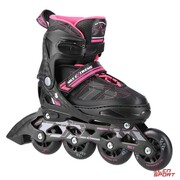 Łyżworolki Nils Extreme Na11002 Czarno/fioletowe Nils Extreme