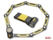 Zapięcie Rowerowe Onguard Heavy Duty Link Plate Lock K9 Składane 8114 - 112,5cm - 5 X Klucze Z Kodem Onguard